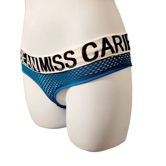 2/$20 Brand new white/blue T-backs underwear panties - Picture 2 of 4